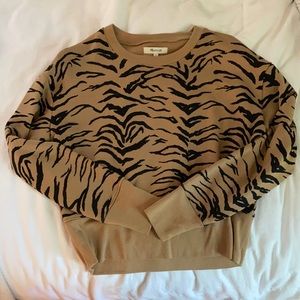 Madewell Zebra Print Sweater